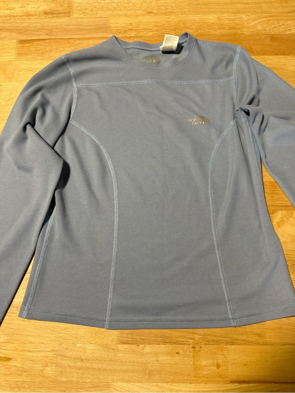 Women’s The North Face Long Sleeve Athletic Top Blue Size Medium